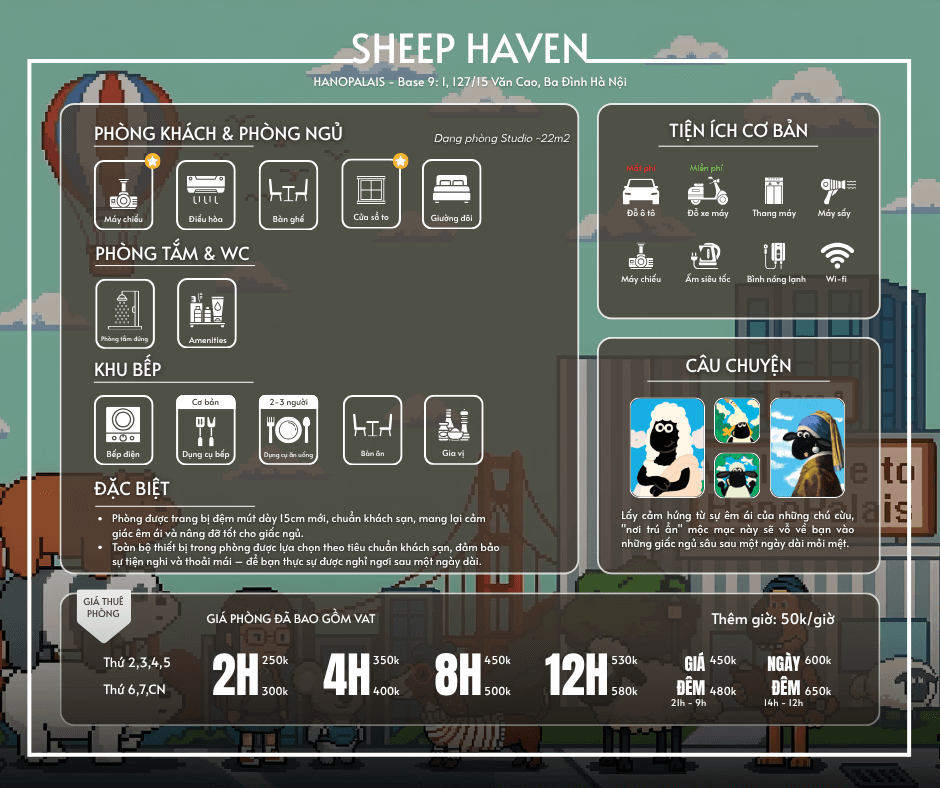 Sheep Haven Price List